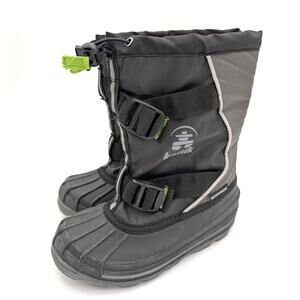 Kamik Glacial 4 Waterproof Winter Boots Little/Big Kids Black Size US2 EU34